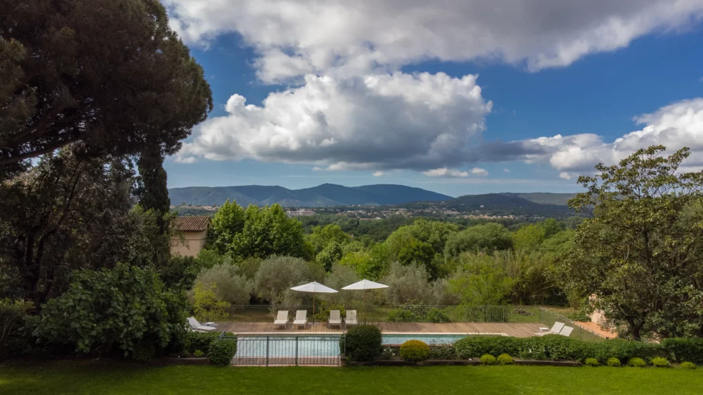 Vue depuis une villa du Golfe de Saint-Tropez
