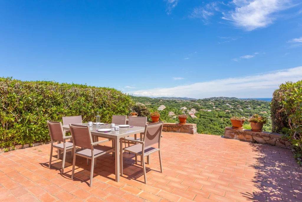 Terrasse d'une villa