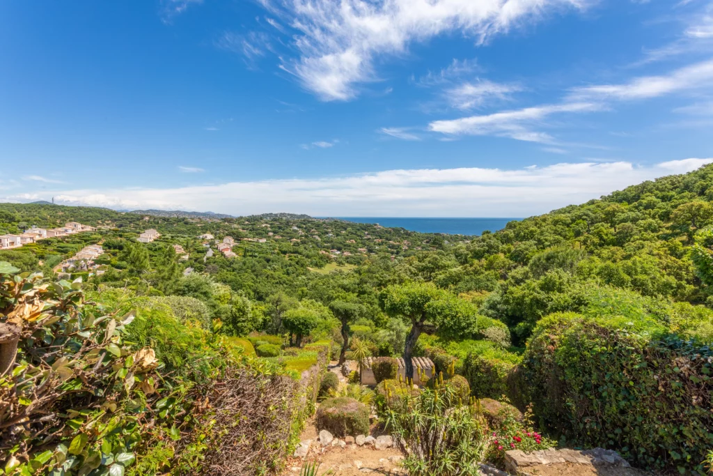 Vue depuis une villa du Golfe de Saint-Tropez