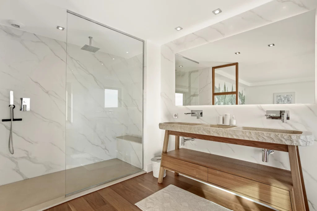 Salle de bain d’une villa