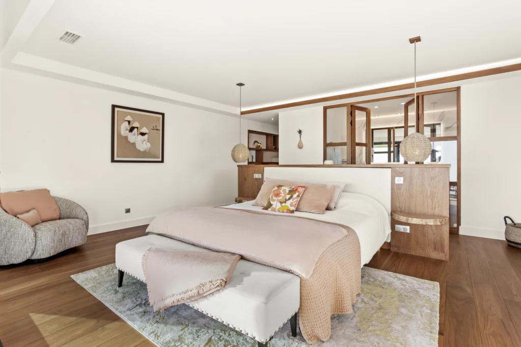 Chambre d’une villa