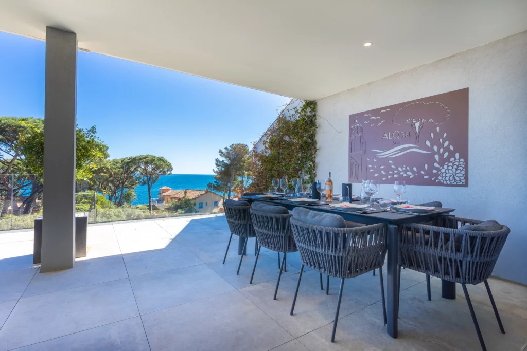 Terrasse d'une villa