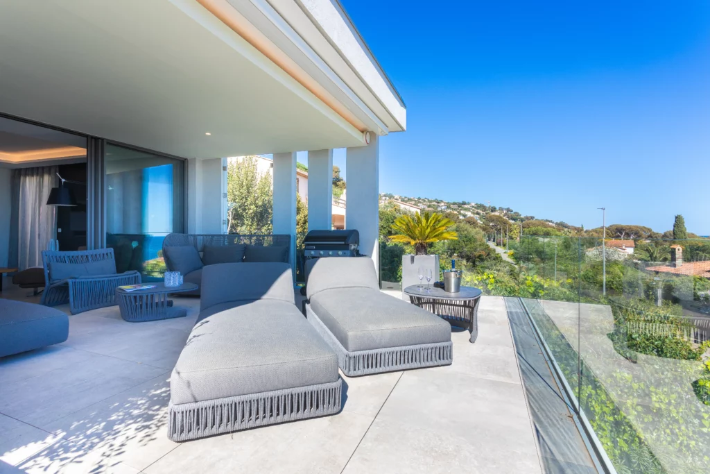 Terrasse d'une villa