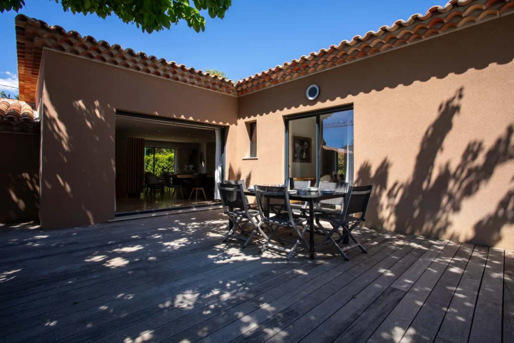 Terrasse d'une villa