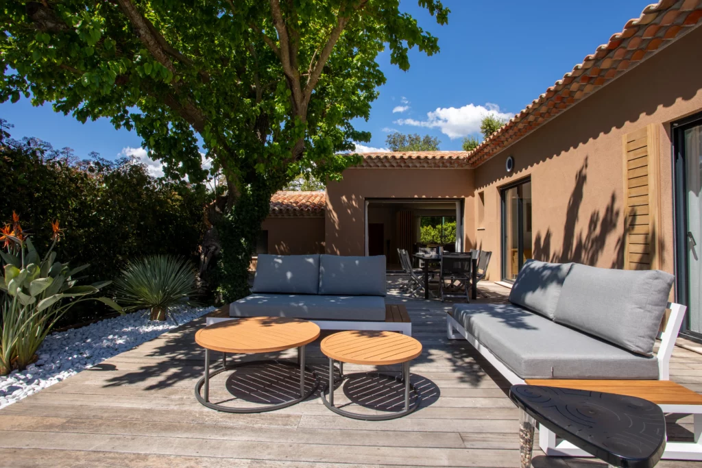 Terrasse d'une villa