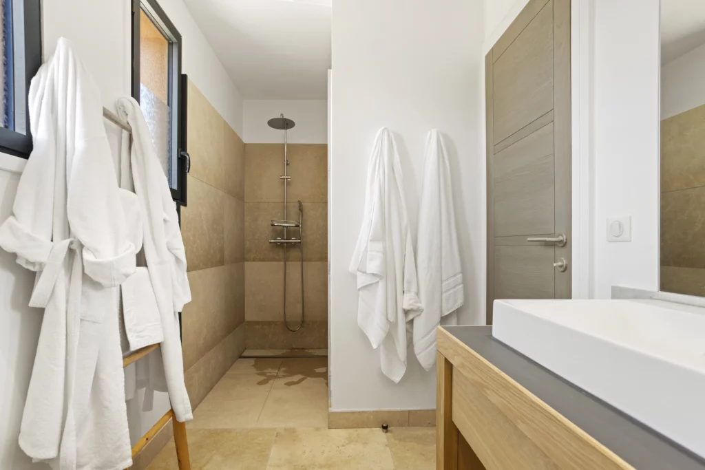 Salle de bain d’une villa