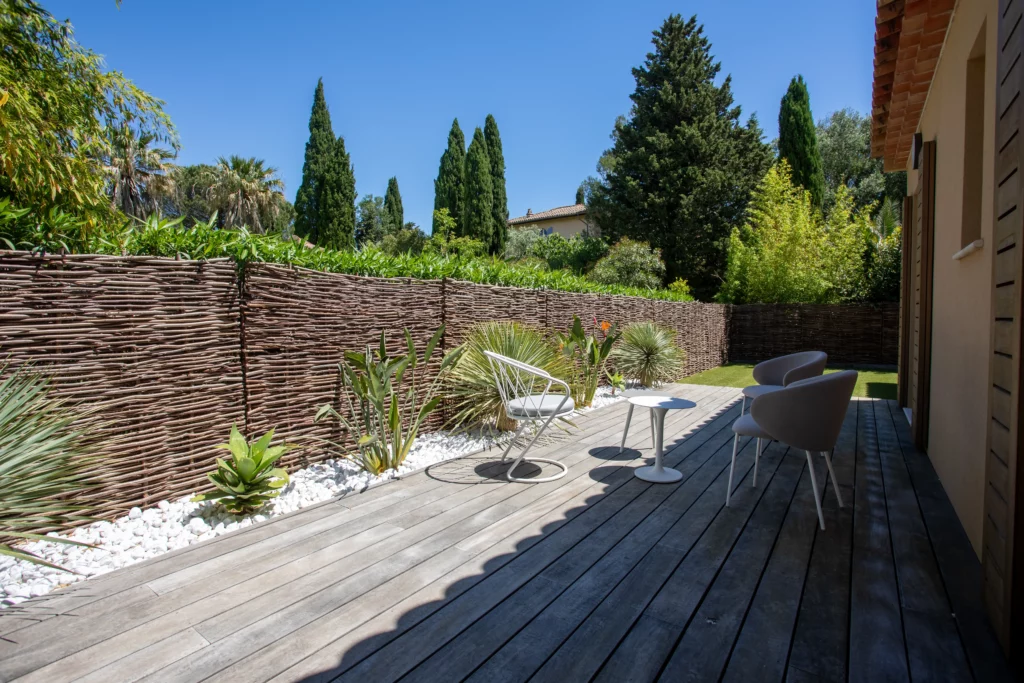 Terrasse d'une villa